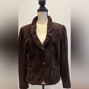 XL Brown Suede Jacket